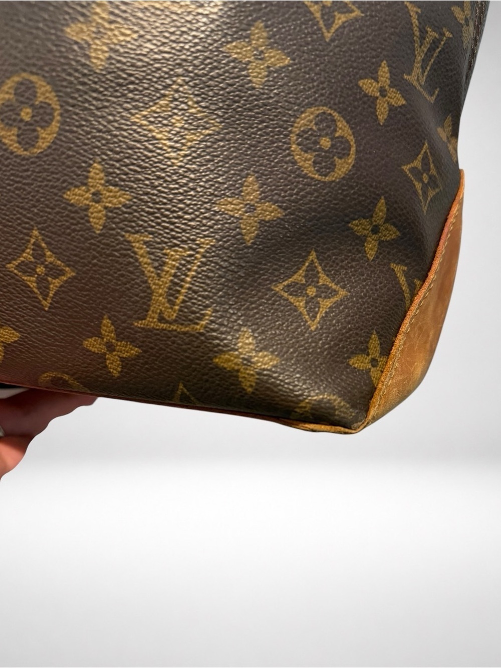 Louis Vuitton Authentic Cabas Piano MM Brown Tote Shoulder Bag Vintage Purse - Picture 14 of 16